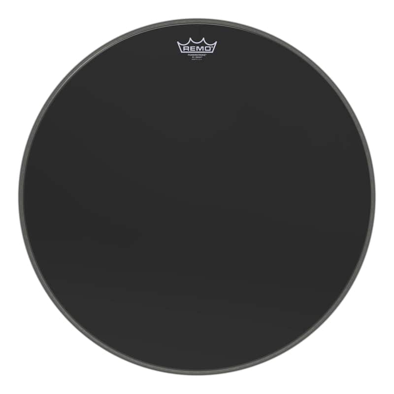 Remo Powerstroke P3 Ebony Bass Drumhead - 20" – OPEN BOX image 1