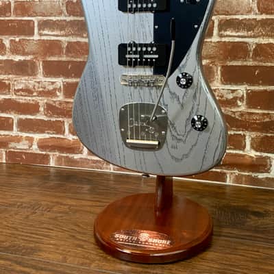 Deimel Guitar Works Firestar Custom 2020 Silver/ Filled Black Pores & Neck, New (Authorized Dealer) image 16