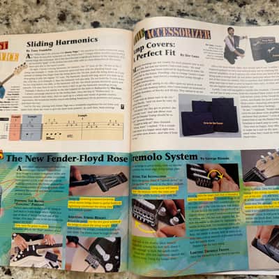 Fender Frontline Magazine Adrian Belen 1994 stratocaster telecaster acoustic Jeff beck D'Aquisto Dick Dale Clarence White buddy guy Fred Stuart image 11