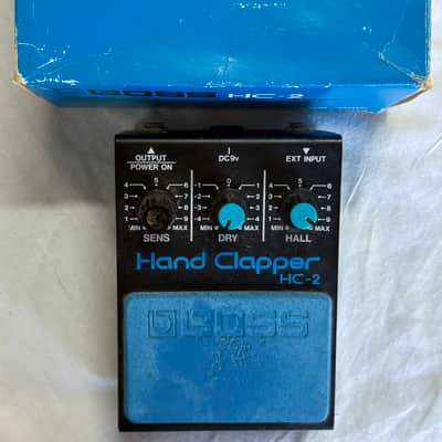 Boss HC-2 ハンドクラッパー 1980年代  ブラック ブルー Boss HC-2 Hand Clapper | Reverb