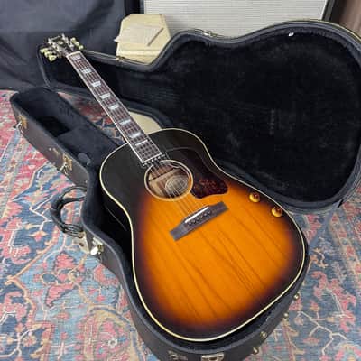 Gibson J-160E Vintage Sunburst Weather Checked and Worn USA - 1993 image 2