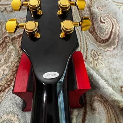 2024 Firefly FFSP pro locking tuners roller bridge Reverend Soft Touch trem spring upgrade Triple Pickup Les Paul Style Black Beauty image 7