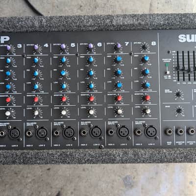Fenden SUNN SR8520P Powered Mixer / PA Head - Black/Grey image 3