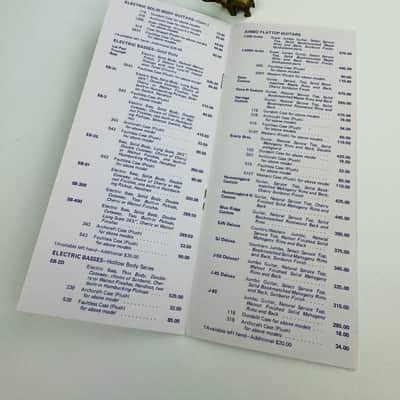 Gibson Suggested Retail Price List – Effective November 22, 1971 image 3