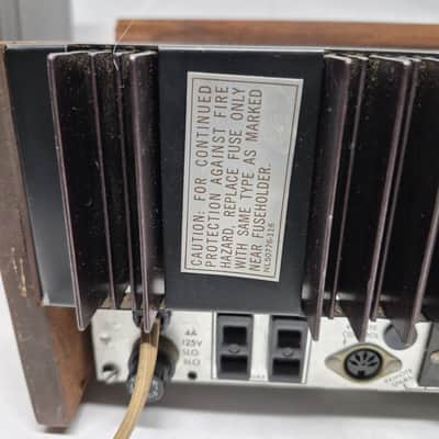 Fisher 801 Quadraphonic receiver 1972 - Oiled Walnut Veneer image 17