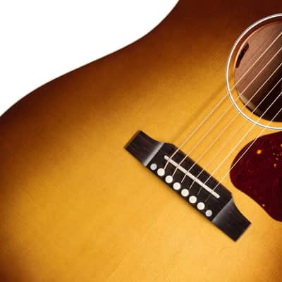 Gibson J-45 Special Acoustic-Electric Guitar-Satin Honey Burst image 8