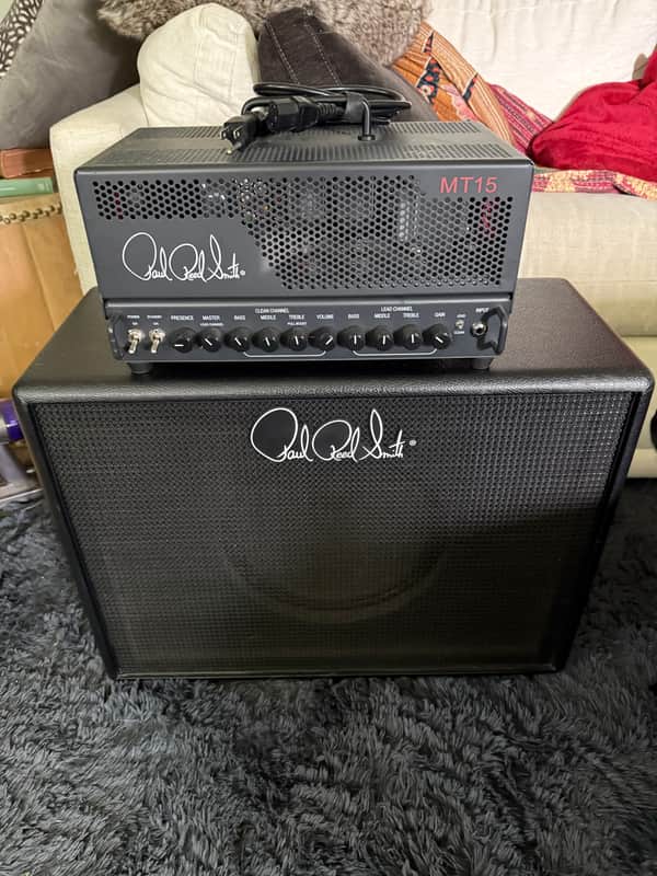 PRS MT 15 V1 Mark Tremonti Signature 2-Channel 15-Watt Guitar Amp Head + Cab image 1