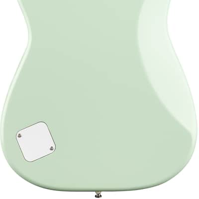 Fender Squier 3/4-Size Kids Mini Strat Electric Guitar - Surf Green w/ Amplifier image 3