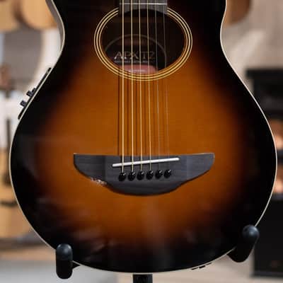 Yamaha APXT2 3/4-Size Thin-Line Cutaway Acoustic/Electric Guitar - Old Violin Sunburst with Gig Bag image 3