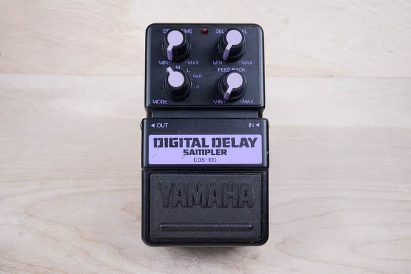 Yamaha DDS-100 Digital Delay Sampler Pedal 1980s Black Made In
