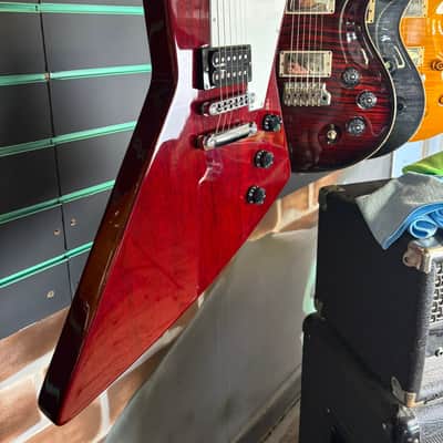 Gibson Explorer ‘76 Reissue Cherry Red 2012 Electric Guitar image 3
