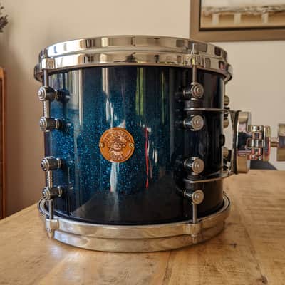 Tom 10*8 Gretsch New Classic Maple Ocean Sparkle Lacquer image 1