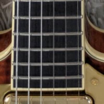 Gretsch Broadkaster LX Figured Center Block Electric Guitar w/Case Bourbon Stain image 4