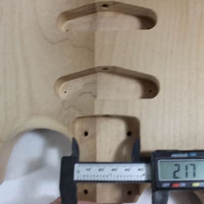 Unfinished Roasted Alder SSS guitar body - fits Fender Strat Stratocaster neck Floyd Rose J1628 image 9