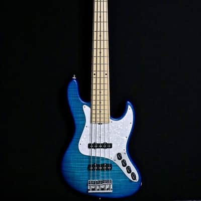Sadowsky - NYC Deluxe Satin Series 5-21 - Oahu Blue Burst image 2