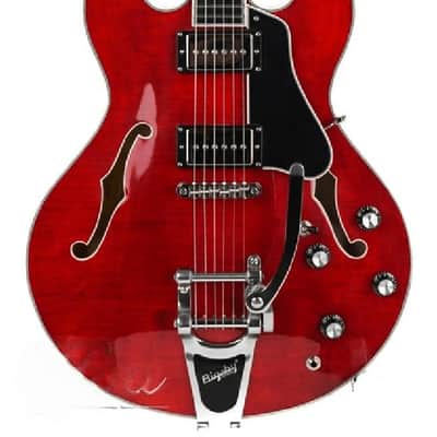 Eastman T486B Cherry Red Bigsby image 1