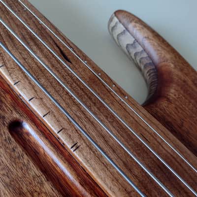 GVGD 34" FRETLESS BASS 4 STRINGS 07-21 MAHOGANY ASH NATURAL image 8