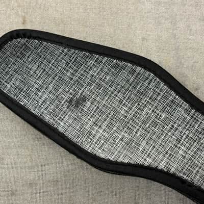 Vintage 1960’s Silver Black Faux Tweed Offset Guitar Case Harmony Silvertone Kay Supro Airline image 8