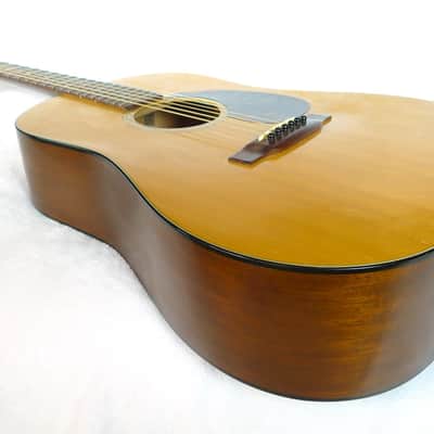Crack-Free 1975 Martin D-18S D-18-S 12-Fret Slotted Headstock Dreadnought Acoustic Guitar image 10