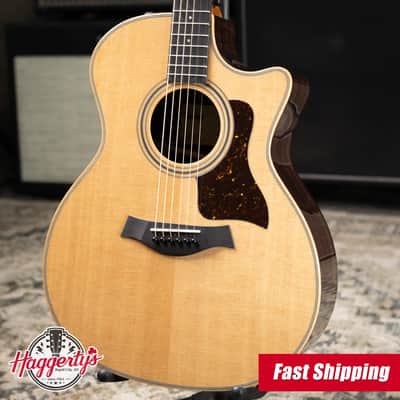 Taylor 414ce Studio Grand Auditorium Acoustic/Electric Guitar - Natural with Gig Bag image 1
