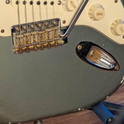 Mario Martin S Style Guitar- Metallic Charcoal Frost image 18