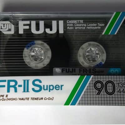 1988 FUJI FR II-S SUPER 90 Mins CR02 High Bias CRO2 Blank Cassette Tape New Sealed NOS Made in Japan Will Combine Shipping! image 4