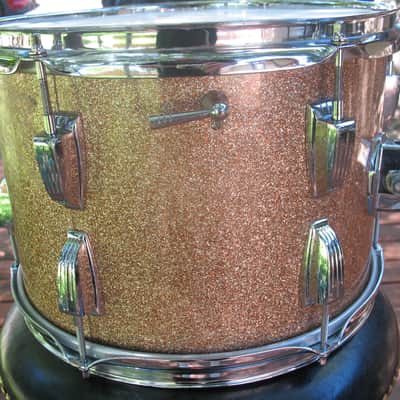 ludwig 9"x13" tom 1964 champagne sparkle image 4