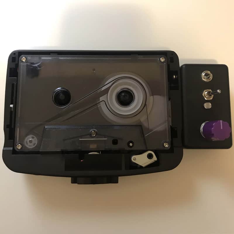Variable Speed Modified Cassette Walkman - Selectable Photocell/ Knob Control/ CV Input image 1