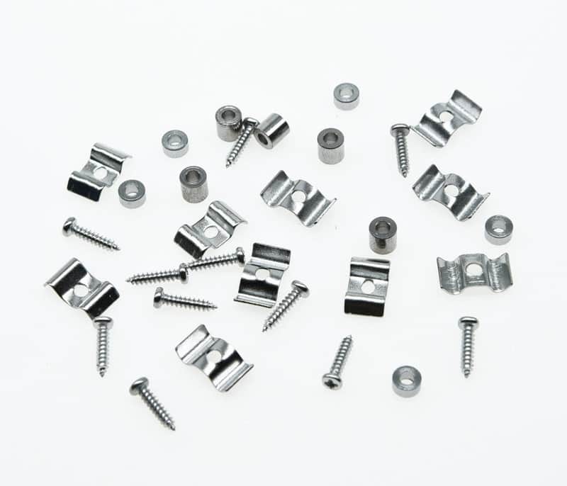 5sets Electric Guitar String Trees Guitar String Retainer for Strat Tele Chrome image 1