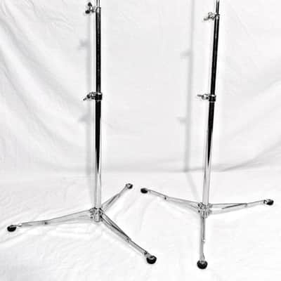 Ludwig (WFL) 5 Pc. Hardware Set, Two Cymbal Stands, Snare & Hi Hat Stands, Speed King Pedal - Late 1950s to Early '60s image 3