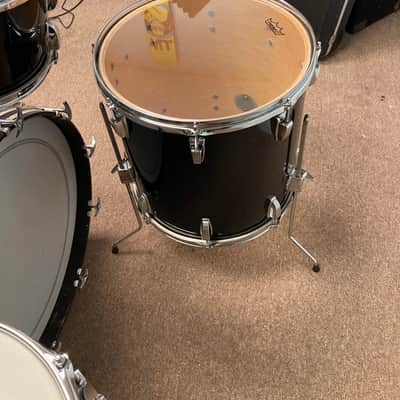 Ludwig Classic Maple 6 Ply 1980s Black Cortex image 4