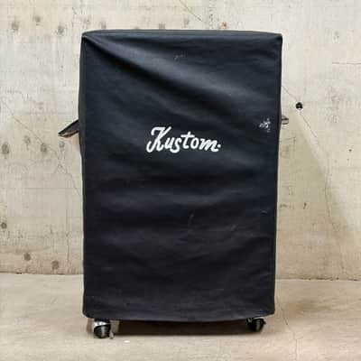 Original Vintage Kustom Tuck & Roll Cab Cover - 2x12 - Black image 3