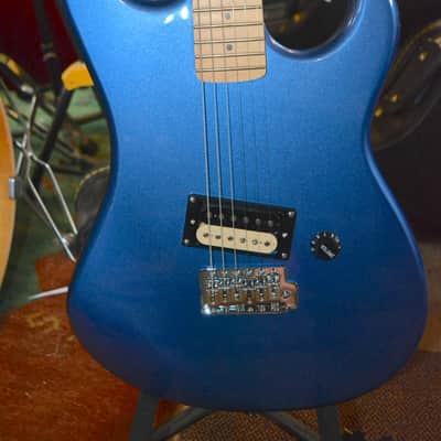 Kramer Barretta Special in Candy Blue, w/New Black Dunlop Straploks & New Black Hardshell Case image 1