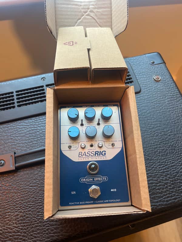 Origin Effects BASSRIG Super Vintage 2022 - Present - Blue / Silver image 1