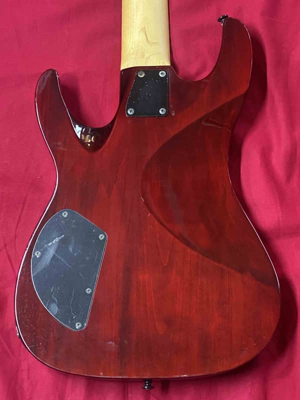 Grass Roots by ESP G-7-53HR 7-String Red 2000's Electric Guitar