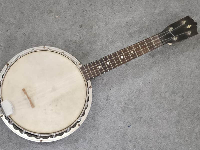 Stromberg Voisinet Banjo Uke Banjo ette Kay 1920's ish? - brown image 1