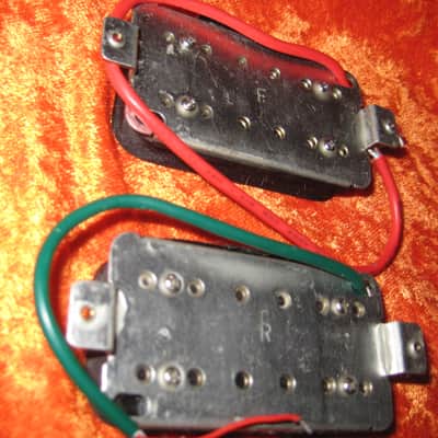 No Name Set of 2 Guitar Pickups 1990's Humbuckers Neck & Bridge image 2