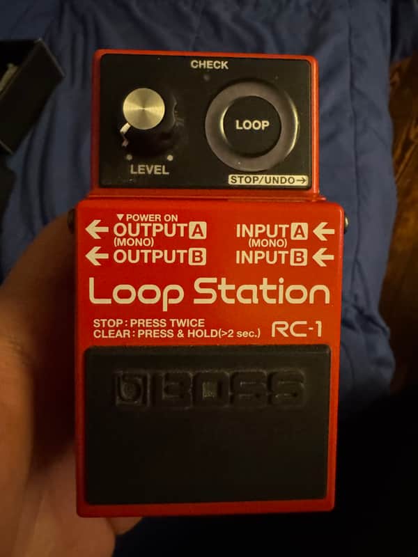 2014 - Present Boss RC-1 Loop Station - Red image 1