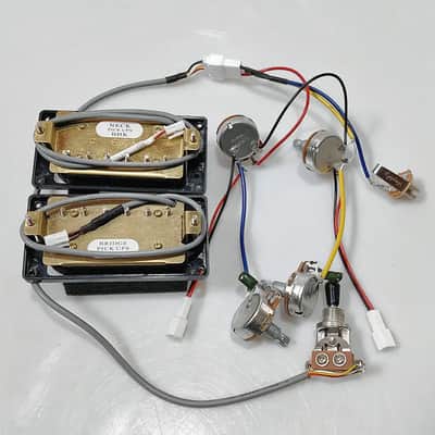 Epiphone Guitar Humbucker Pickups Set with Wiring Harness Kit image 3