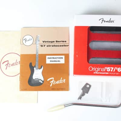 Fender American Vintage ’57 Stratocaster Reissue (AVRI) 1989 - Black (Nitrocellulose Lacquer) image 7