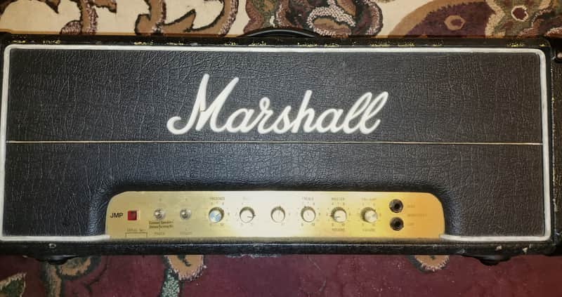 Marshall JMP 2203 Mk2 Master Model Lead 100-Watt Guitar Amp Head 1975 - 1981 - Black Bild 1