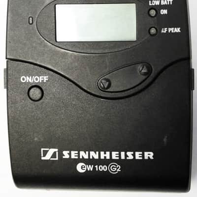 Sennheiser EM300 G2 B - True Diversity Receiver & SK100 G2 B - Body Pack Transmitter with Mic - 623-662 MHz - Black **used** image 13