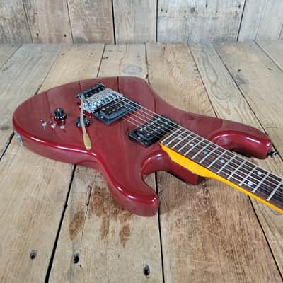 Kramer Pacer with Floyd Rose Trem - Burgundy 1980s image 10