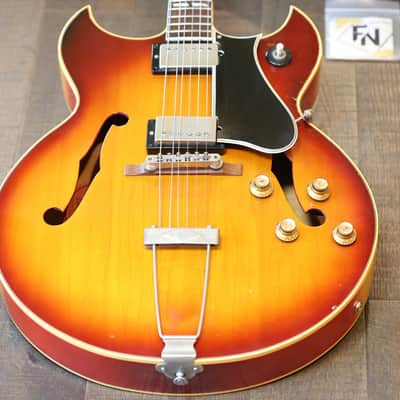 Vintage! 1962 Gibson Barney Kessel Custom Archtop Hollowbody Electric Guitar Cherry Sunburst + OHSC image 2