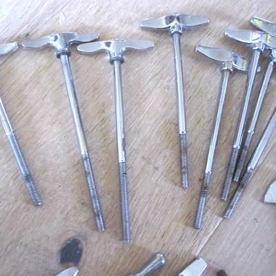 Bass Drum T-Rods Lot of 54 - Vintage image 2
