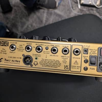 Victory Amps V4 The Sheriff 2-Channel 180-Watt Hybrid Guitar Amp Pedal 2022 - Present - Gold image 6