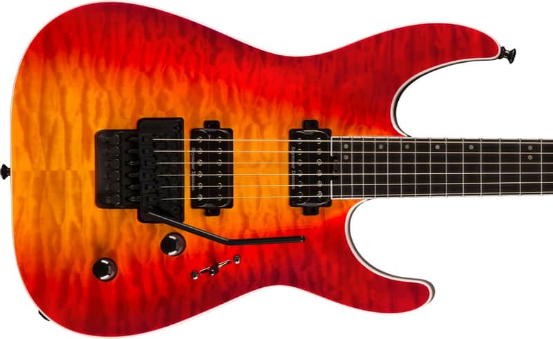 Pre-Order! Jackson Pro Plus Series Dinky DKAQ guitar in Firestorm image 1