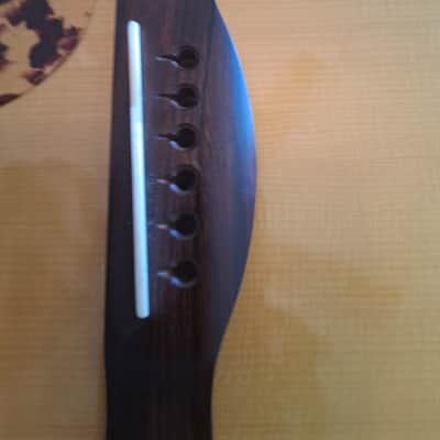 Santa Cruz custom shop Brazilian appointments. war bracing hide glue Adirondack bracing OM Orchestra Model image 15