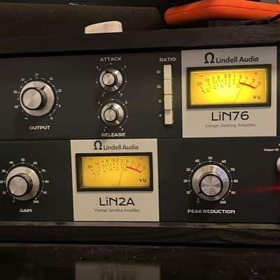 Lindell LIN76 FET Compressor Limiting Amplifier 2022 - Present - Black image 1
