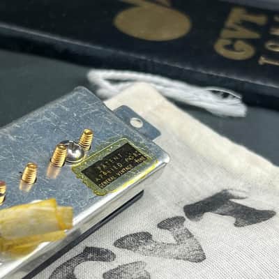 General Vintage Tone  NOS Dog Ear pickup 1957 / 1961  Dogear P90 for Les Paul Junior  Cab black cover image 2